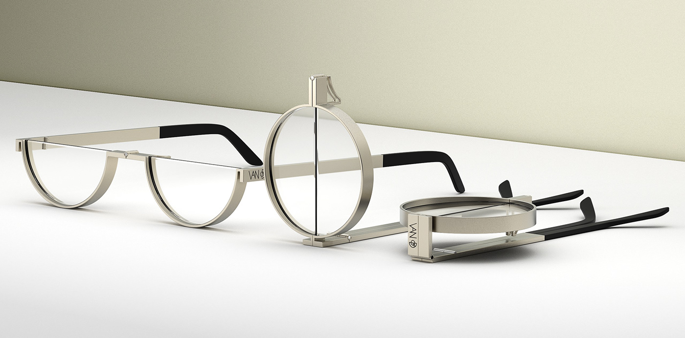 concept design product design  industrial design  glasses magnifying glass adobeawards branding 