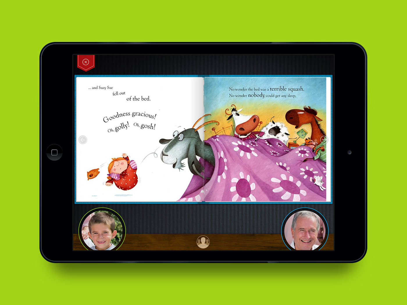 videochat UI ux Mobile app app iPad