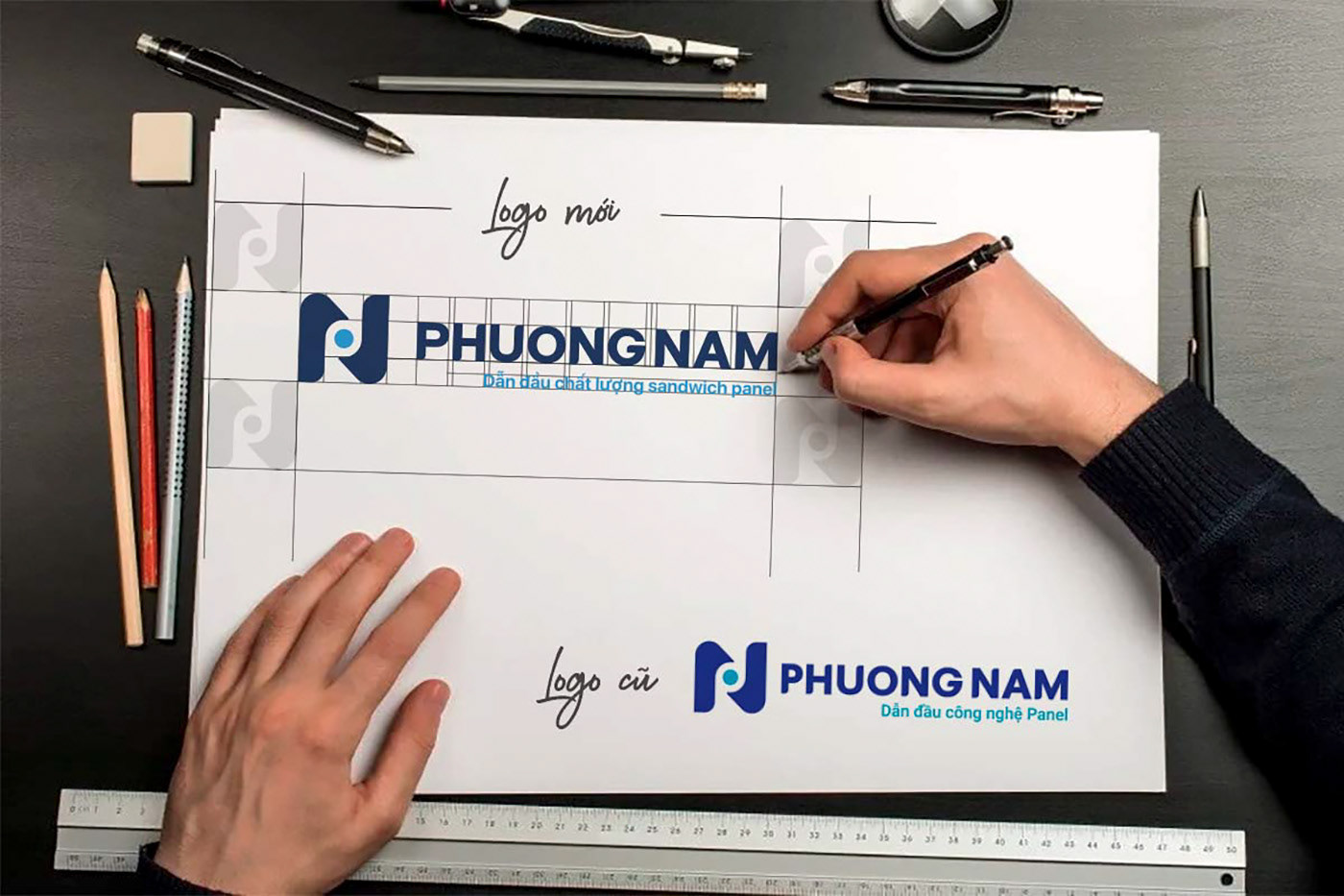Branding design Branding Identity Building Materials vietnam
