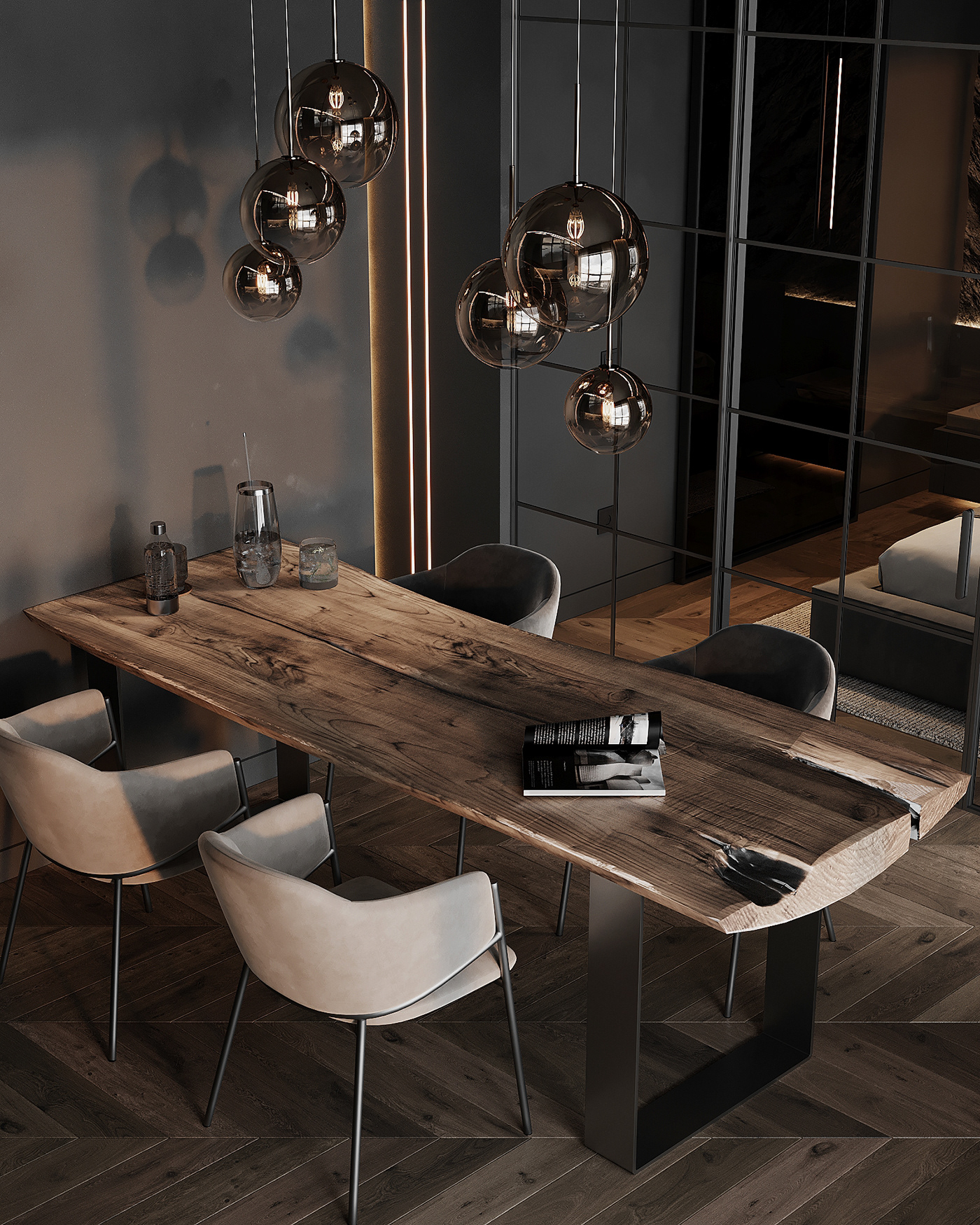 3D 3ds max architecture bedroom design Interior interior design  kitchen Render visualization