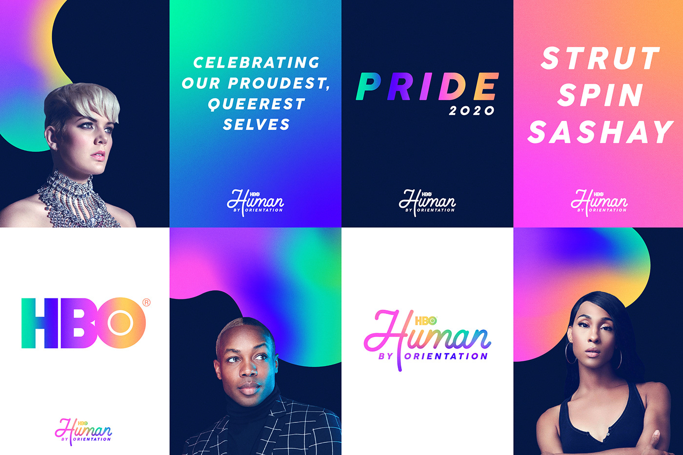 branding  campaign hbo LGBTQ LGBTQ+ queer tone of voice visual identity