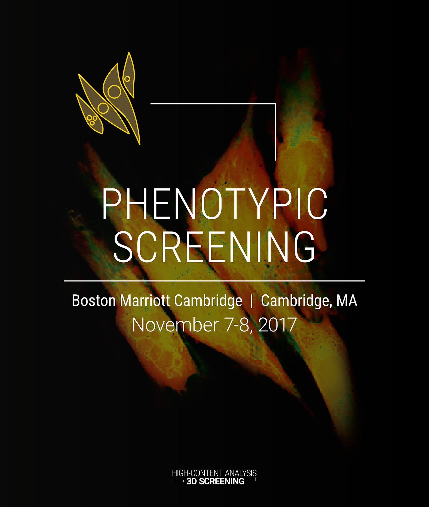 Adobe Portfolio science research healthcare miscroscope cellular neon contrast Event conference