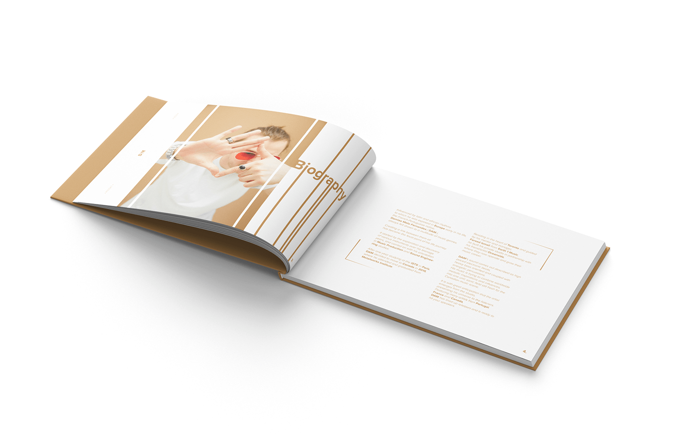 book book design brochure cover editorial music press kit print typography   visual design