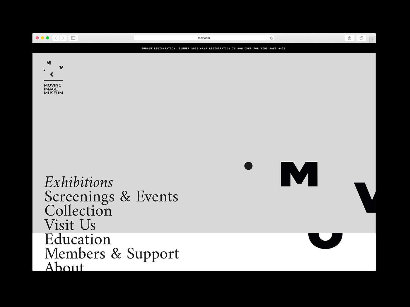 Adobe Portfolio adobeawards rebranding branding  UI/UX museum branding Arts & Entertainment museum the design kids shillington