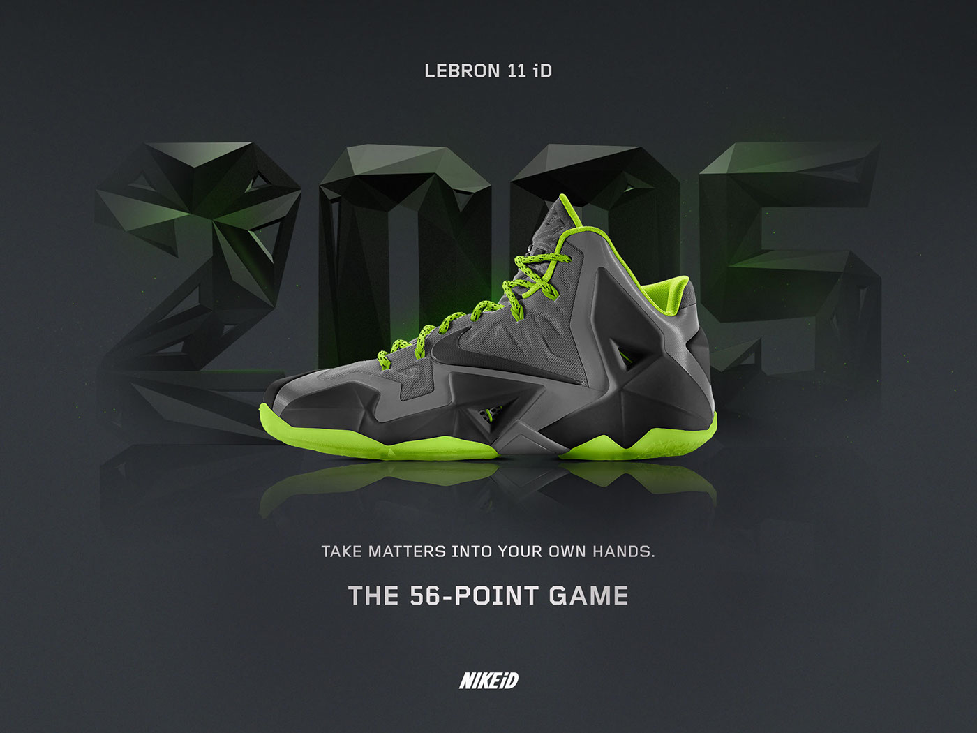 Nike labron design posters numbers 3D graphic shoes nikeid
