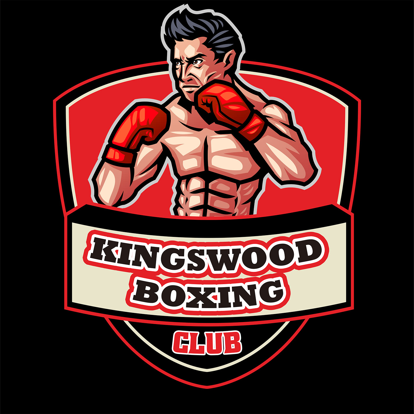 Boxing brand identity design fight logo Logo Design mascot logo sports