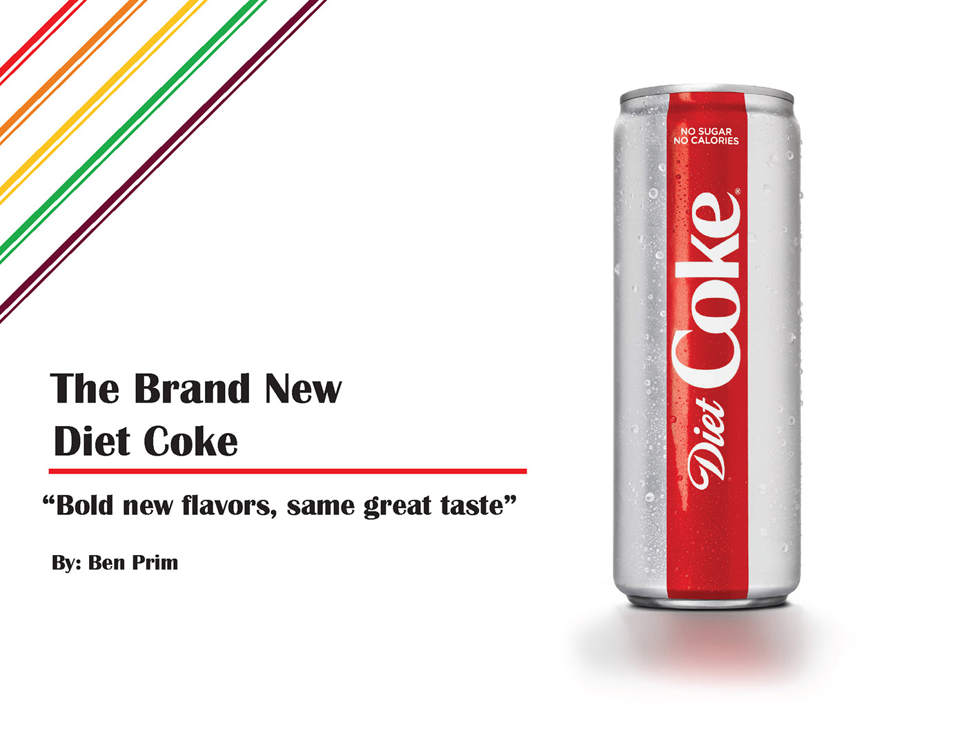 coke diet Advertising  branding  identity design logo millenial