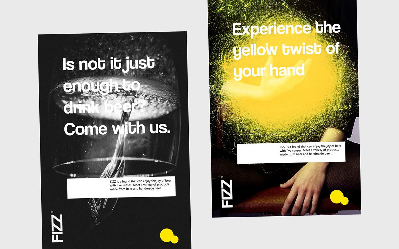 beer branding  design graphic identity poster visual yellow