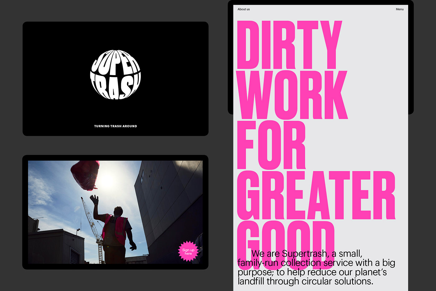 art direction  auckland brand identity graphic design  New Zealand super graphic trash waste Web Website Design