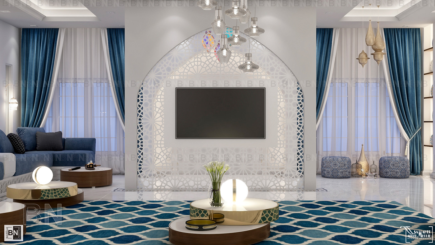 interior design  design MAJLIS islamic arabic 3dsmax vray