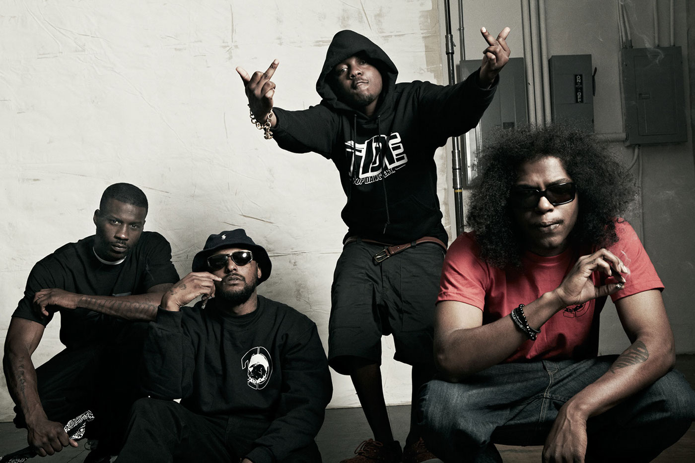 Rappers black hippy kendrick lamar SchoolBoy Q iq smoke new york city black rappers