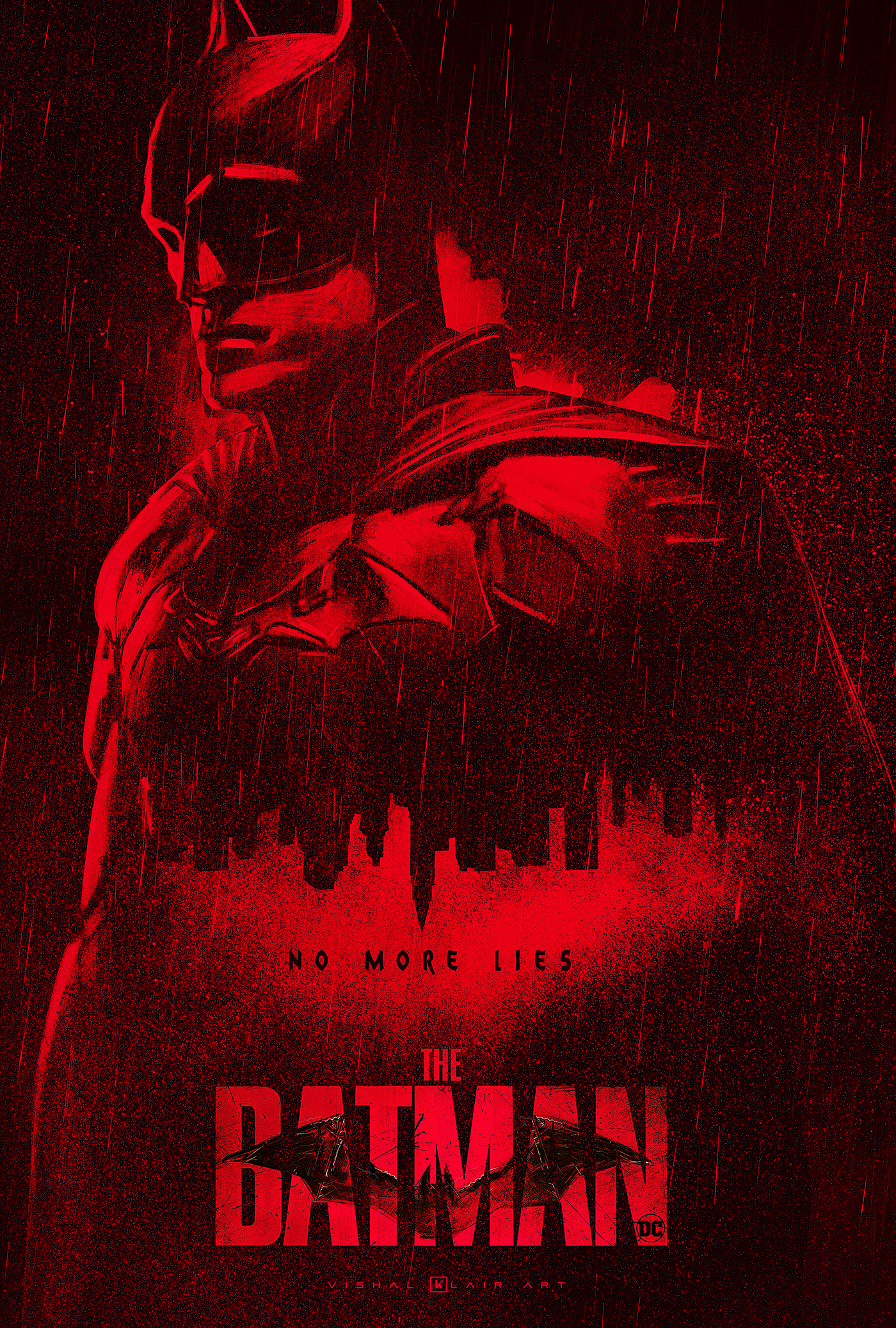 batman digitalart ILLUSTRATION  movie poster poster