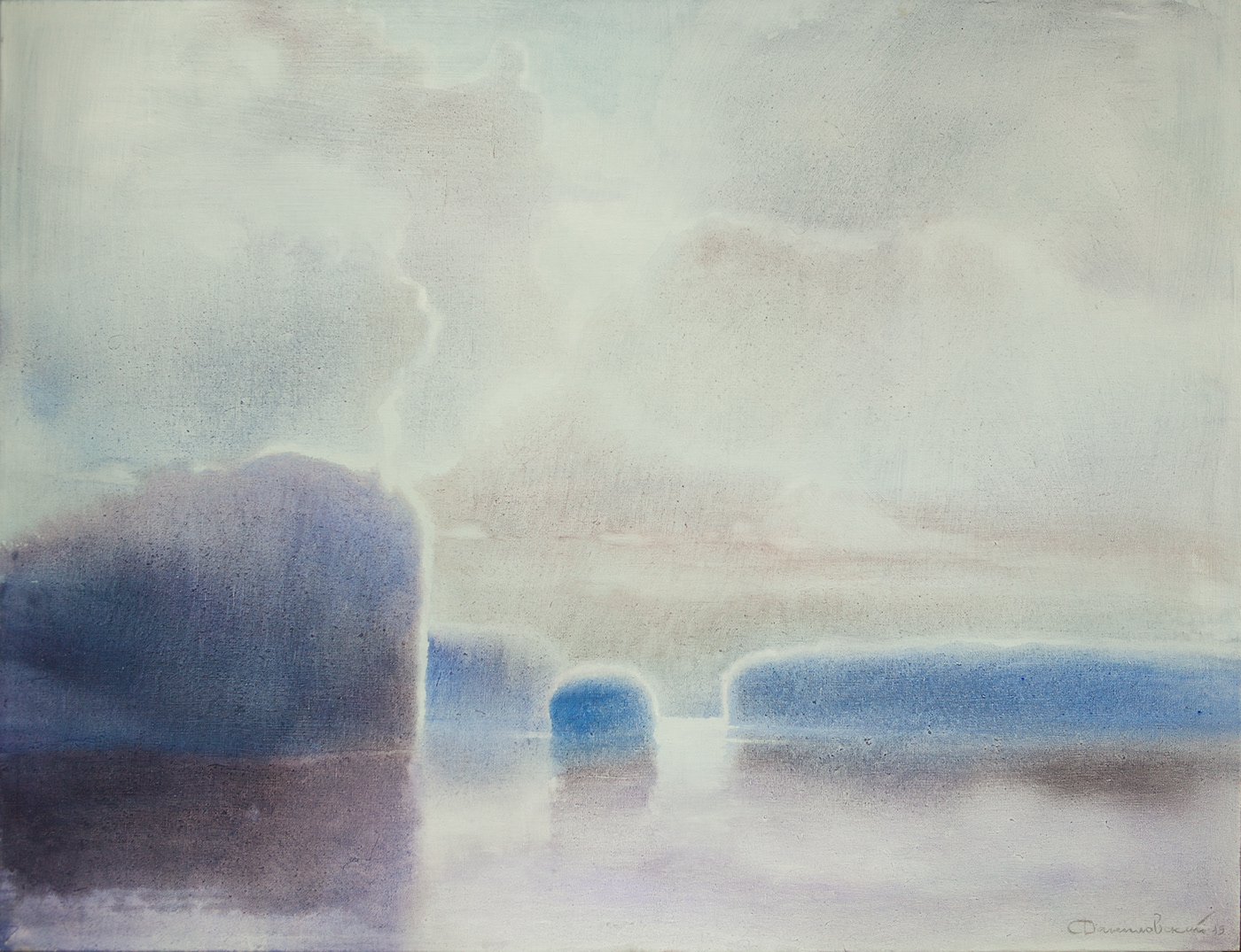 islands SKY danildanilovskii danilmariia Romanticism oil on canvas Landscape