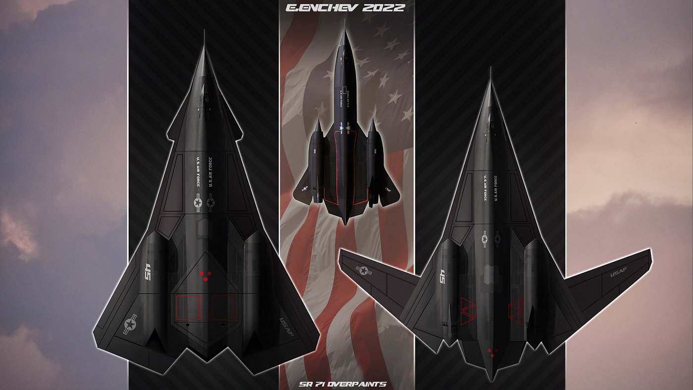 Aircraft airplane blackbird concept design Military Overpaint spy sr71 stealth