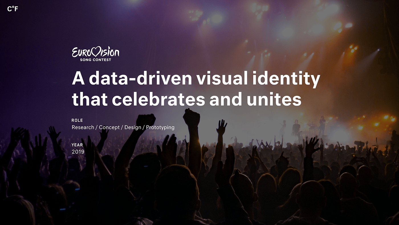 brand branding  data driven identity data visualization dataviz eurovision Generative identity  identity tv show visual identity