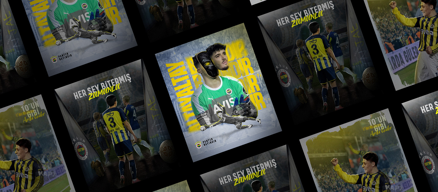 ardagüler bannerdesign Fenerbahçe football Futbol Sports Design Social media post altay bayındır kimminjae posterdesign