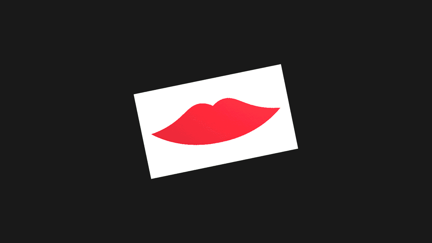 branding  business business card card Graphic Designer Icon lips lipstick personal branding Personal Identity