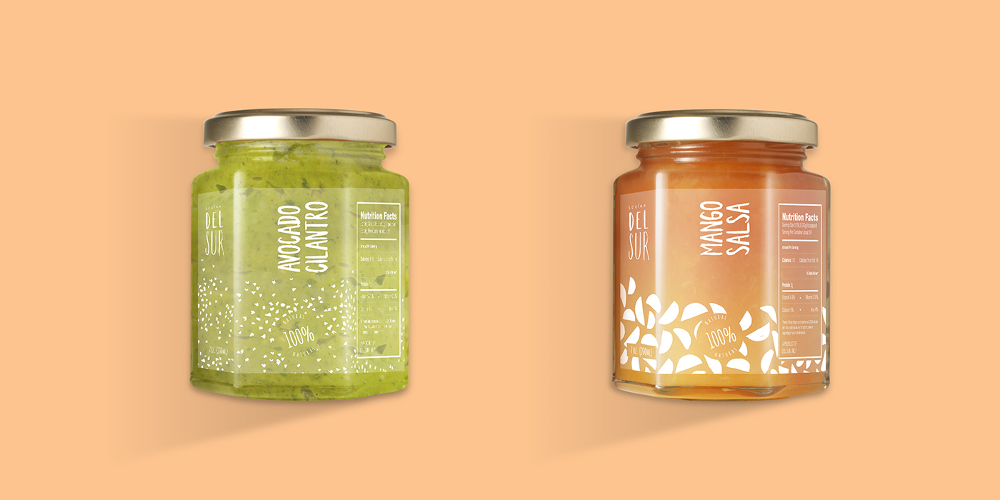 branding  Packaging labels pattern restaurant juice sauces