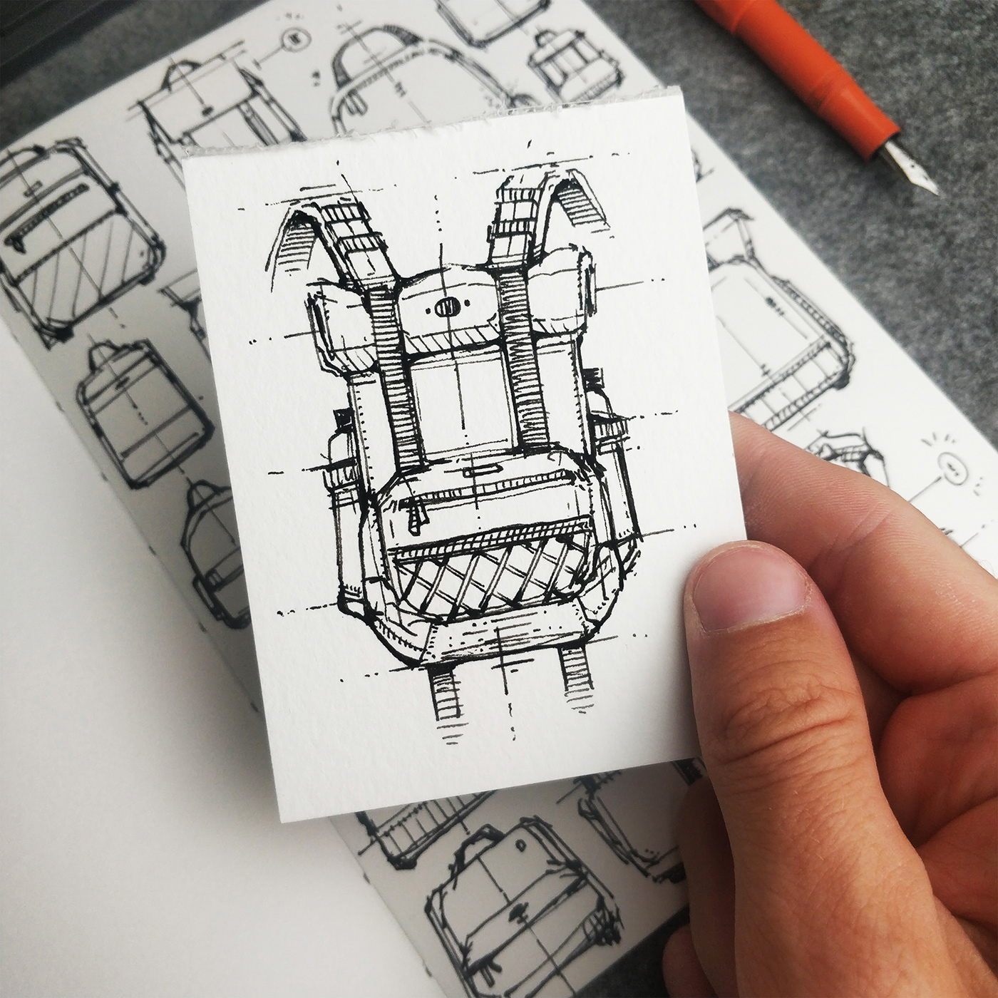 Drawing  idsketch industrialdesign ink product scribble sketch sketchbook zeichnen Zeichnung