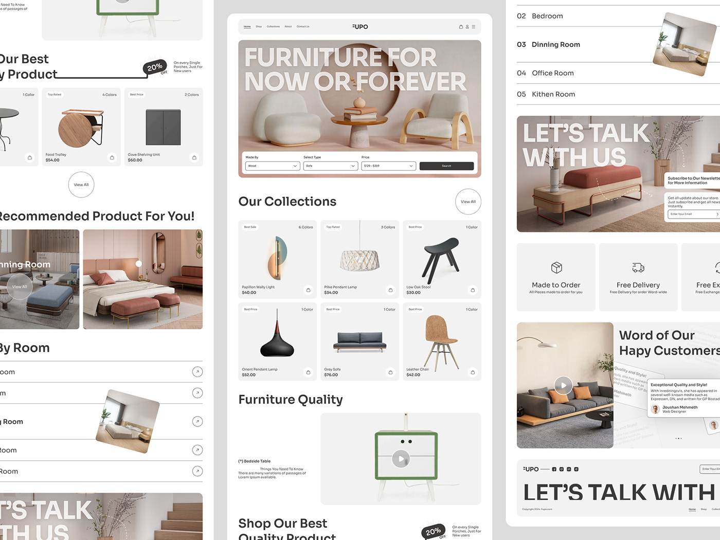 Shopify furniture websites