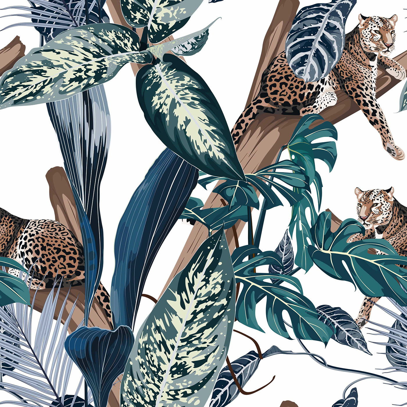 design fashion illustration leopard print Logo Design print textile texture typography   vector wallpaper