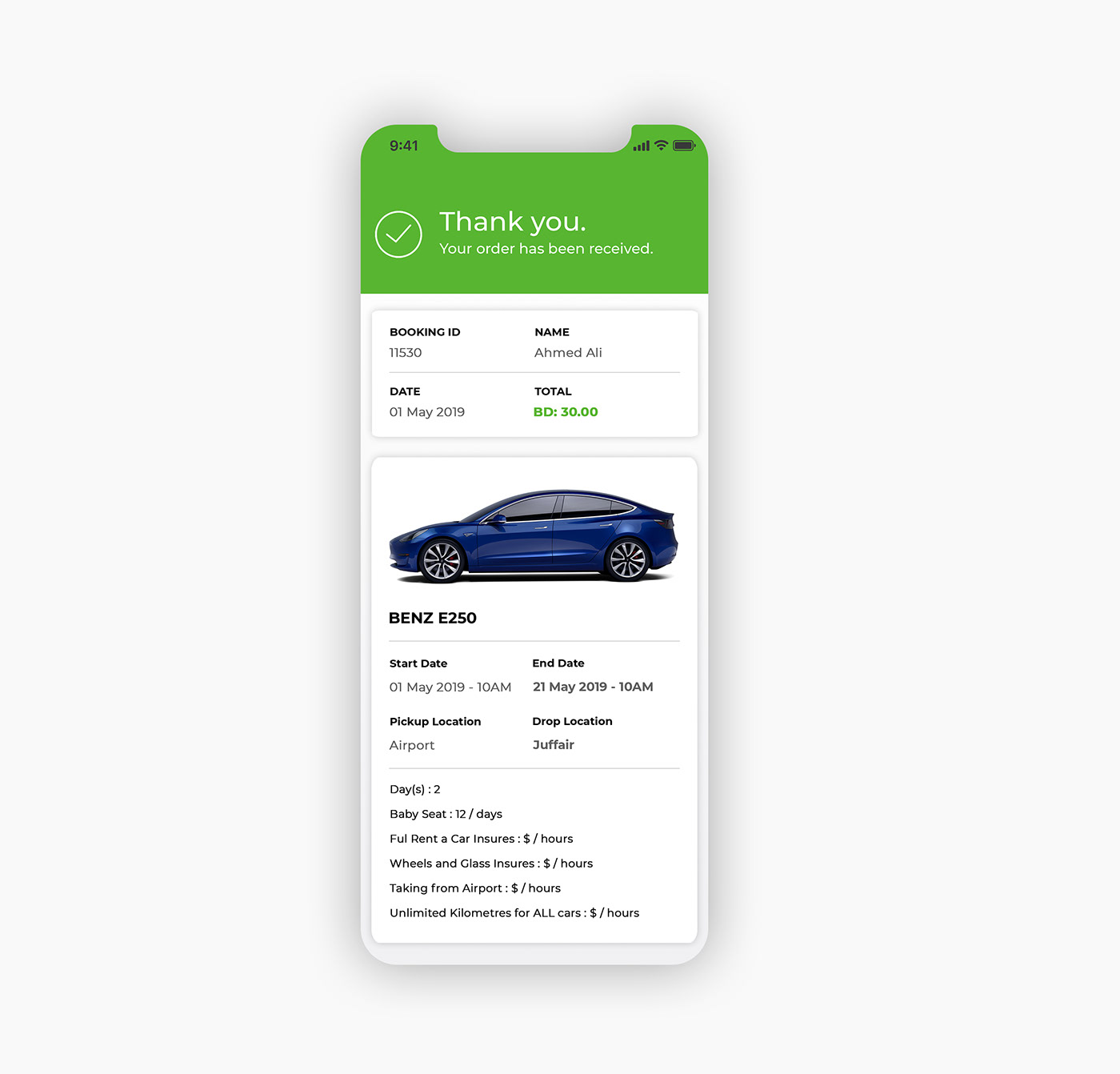 Car Rental Mobile App Rent a Car Mobile App