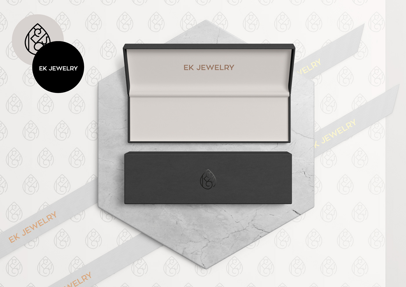 branding  ek jewelry Fashion  jewelry logo luxury fashion accessory Jewellery