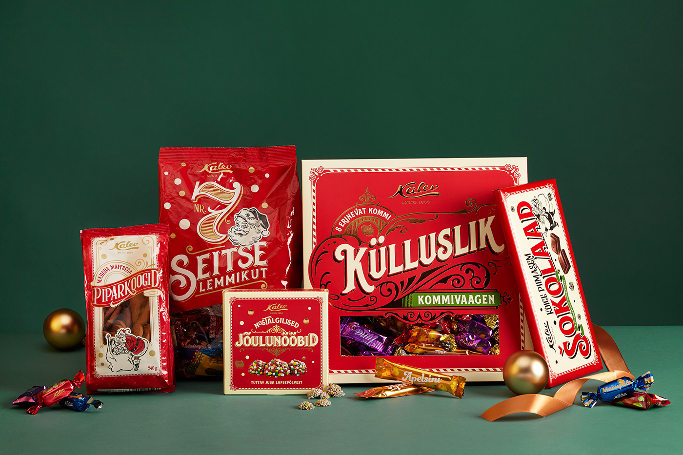 Christmas Kalev Estonia chocolate Candy Holiday santa