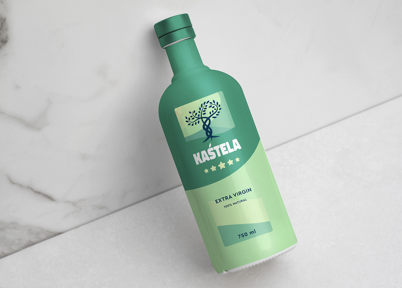 bottle branding  kastela Label logo oil olive Olive Oil Packaging