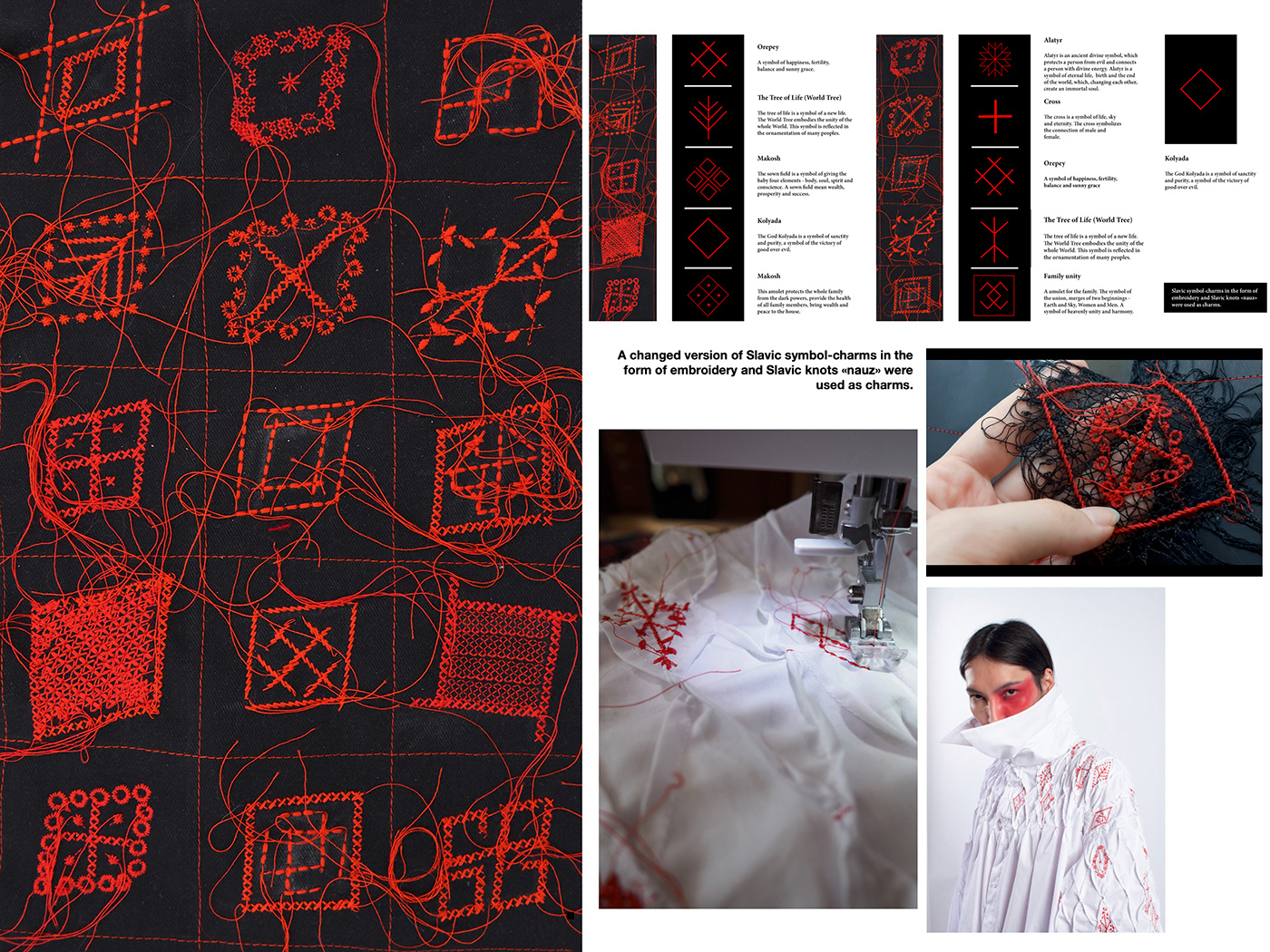 culture red thread Textiles united