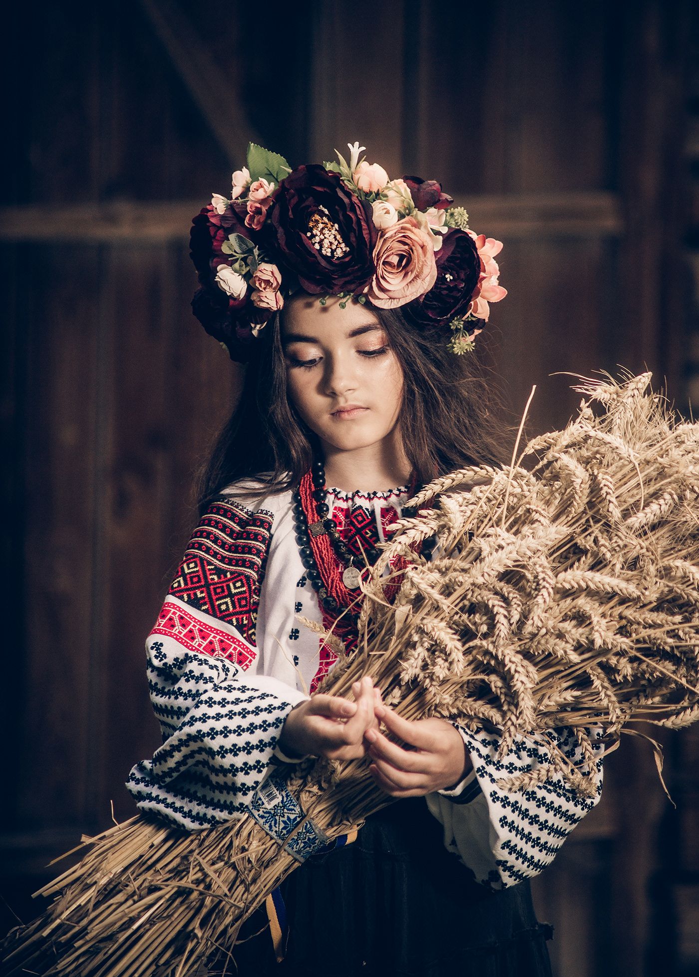 portrait model beauty Photography  ukraine etno Ethnic traditional War