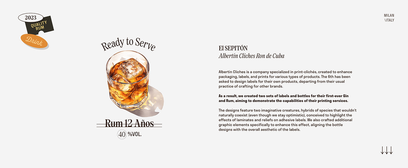 america Layout typography   Graphic Designer Packaging bottle drink Rum branding  Adobe Portfolio