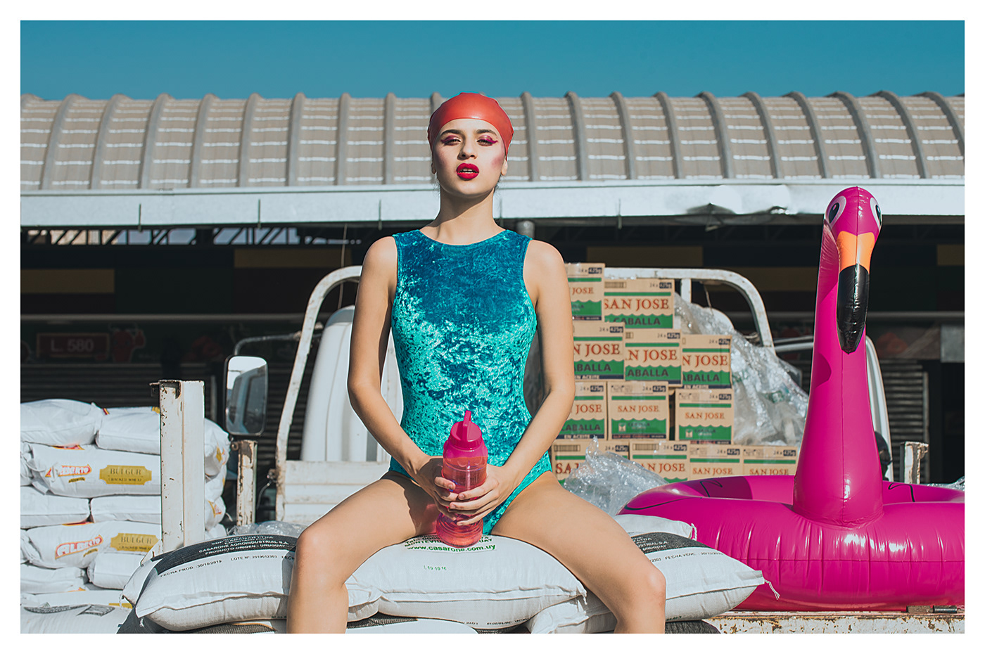 bañador chile Fashion  Fruit makeup moda model Santiago vega