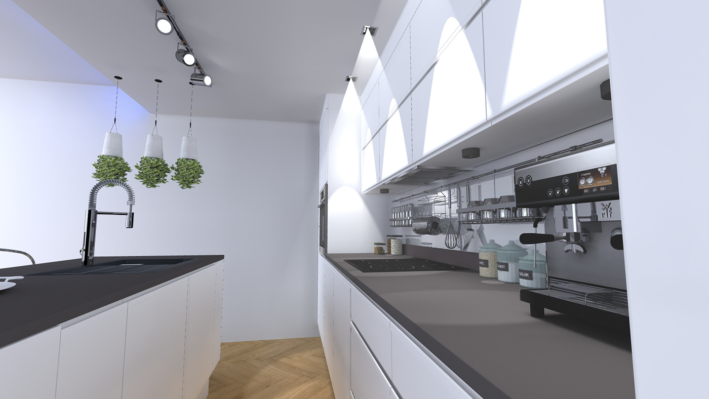 design kitchen interior design  Render