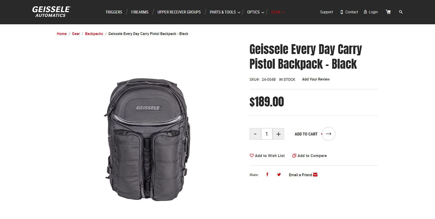 Angelica Grant backpack designer concealed carry backpack edc backpack Geissele Automatics industrial design  tactical Travel Backpack VELCRO HOLSTER SLINGDESIGNS