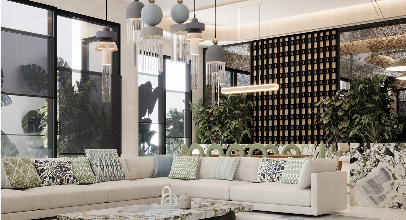 interior design  modern architecture Render 3ds max corona 3D colors home decor furniture
