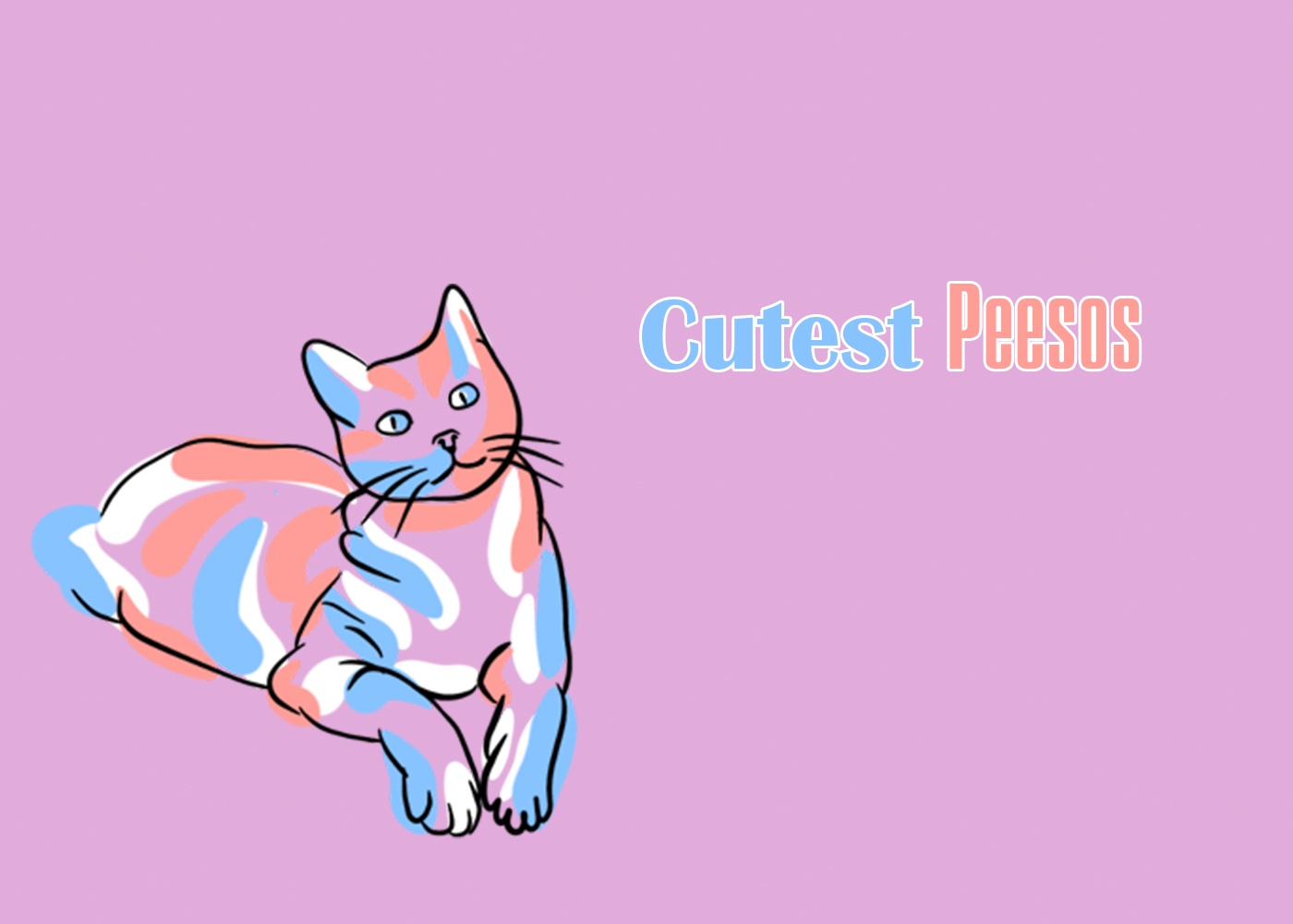 artwork cats cute cute illustration design Digital Art  ILLUSTRATION  shelter stickers stickersdesign