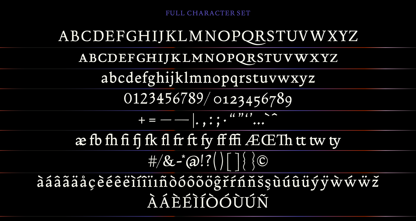 typography   Typeface Type@Cooper type design gradients font Type at cooper shakespeare Theatre serif