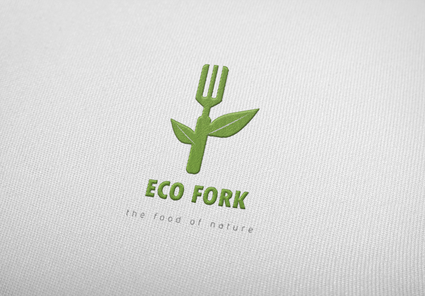 logo Food  eco food Nature fresh food