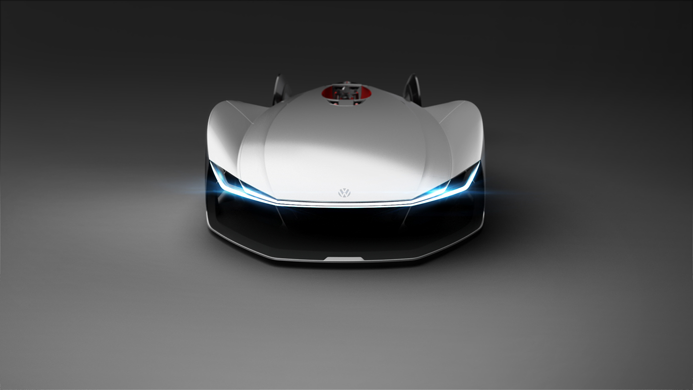 volkswagen gran Turismo granturismo xe vision concept modeling rendering Alias VRED Autodesk student ISD Project