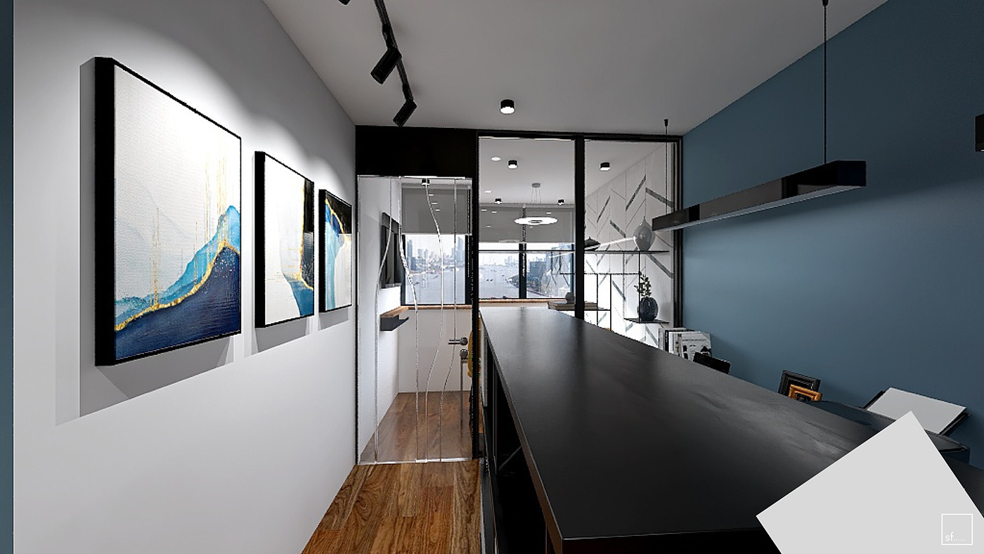 Office Design Office Interiors diseño interior interior design  Render 3D design Oficinas corporativas