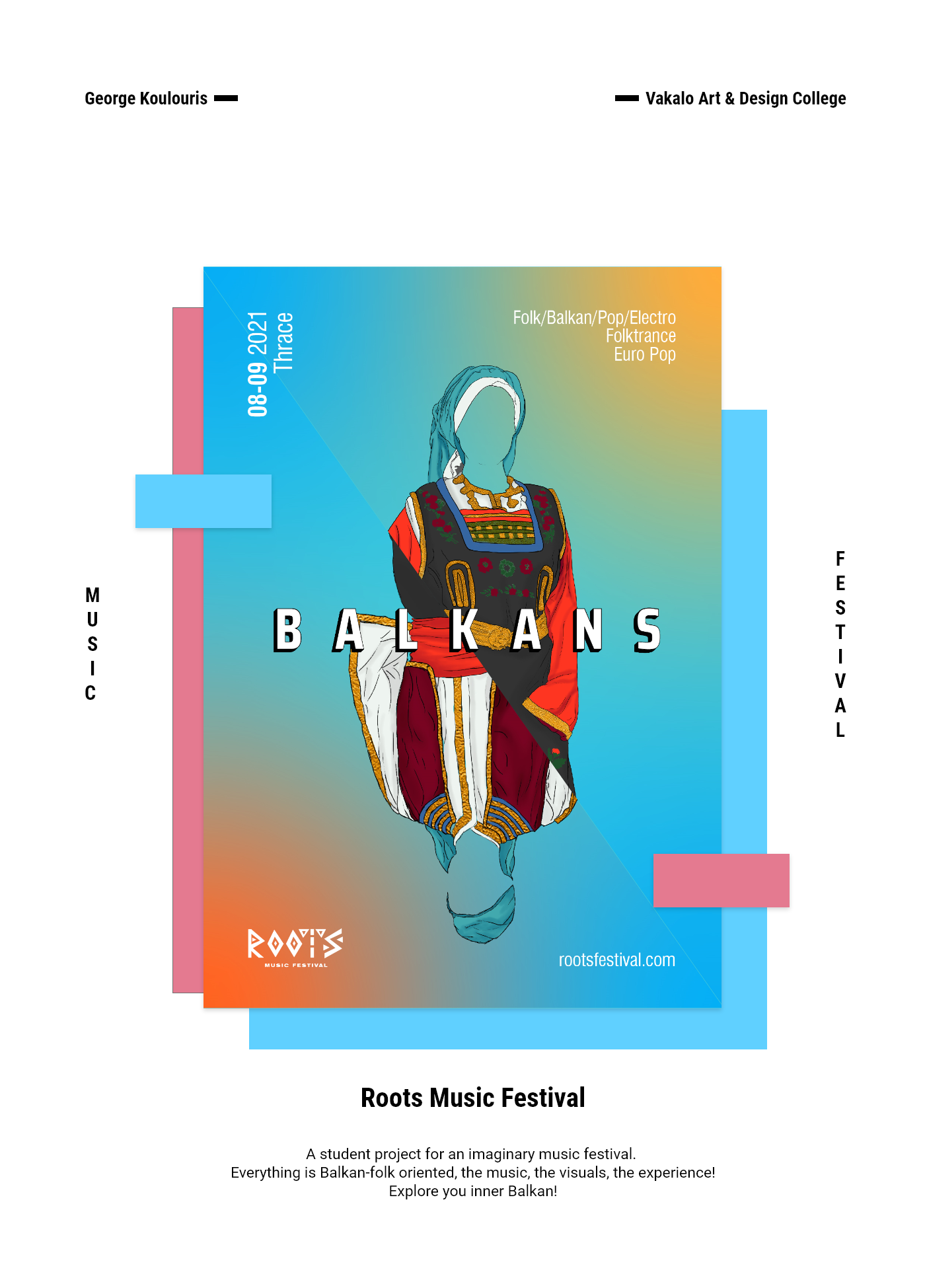 Balkan brand brandidentity colors creative graphicdesign ILLUSTRATION  Illustrator logo musicfestival