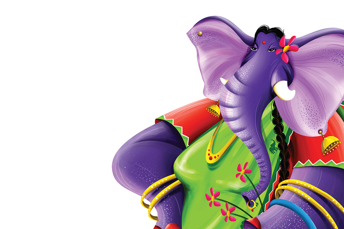 Character design  ILLUSTRATION  artwork concept art digital painting fantasy digital illustration Character elephant elephant illustration