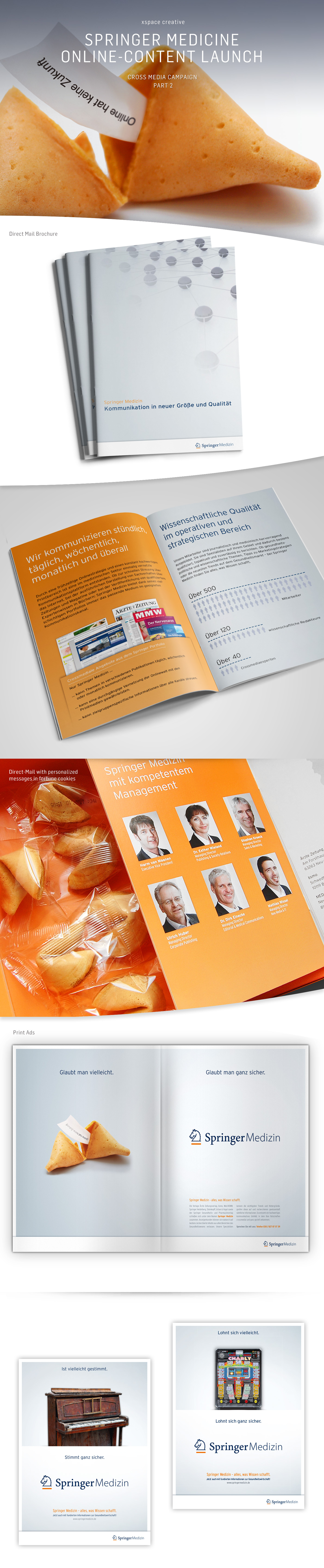 Springer Medicine Campaign Medicine Campaign Medizin Medizin Kampagne fortune cookie Glückskeks Direct mail
