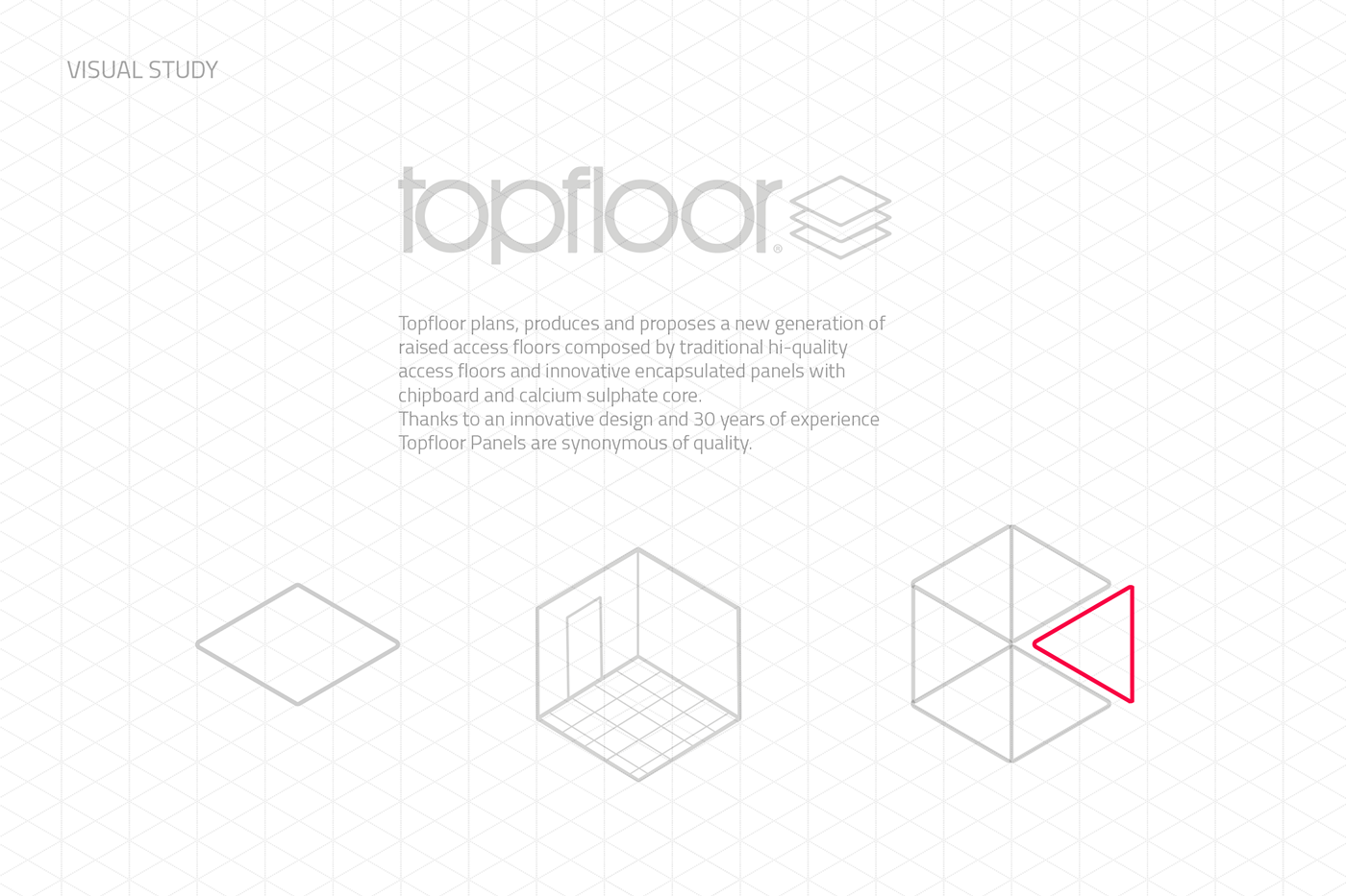 Catalogue topfloor editorial Layout book table infographic Technical Sheet floors raised floors