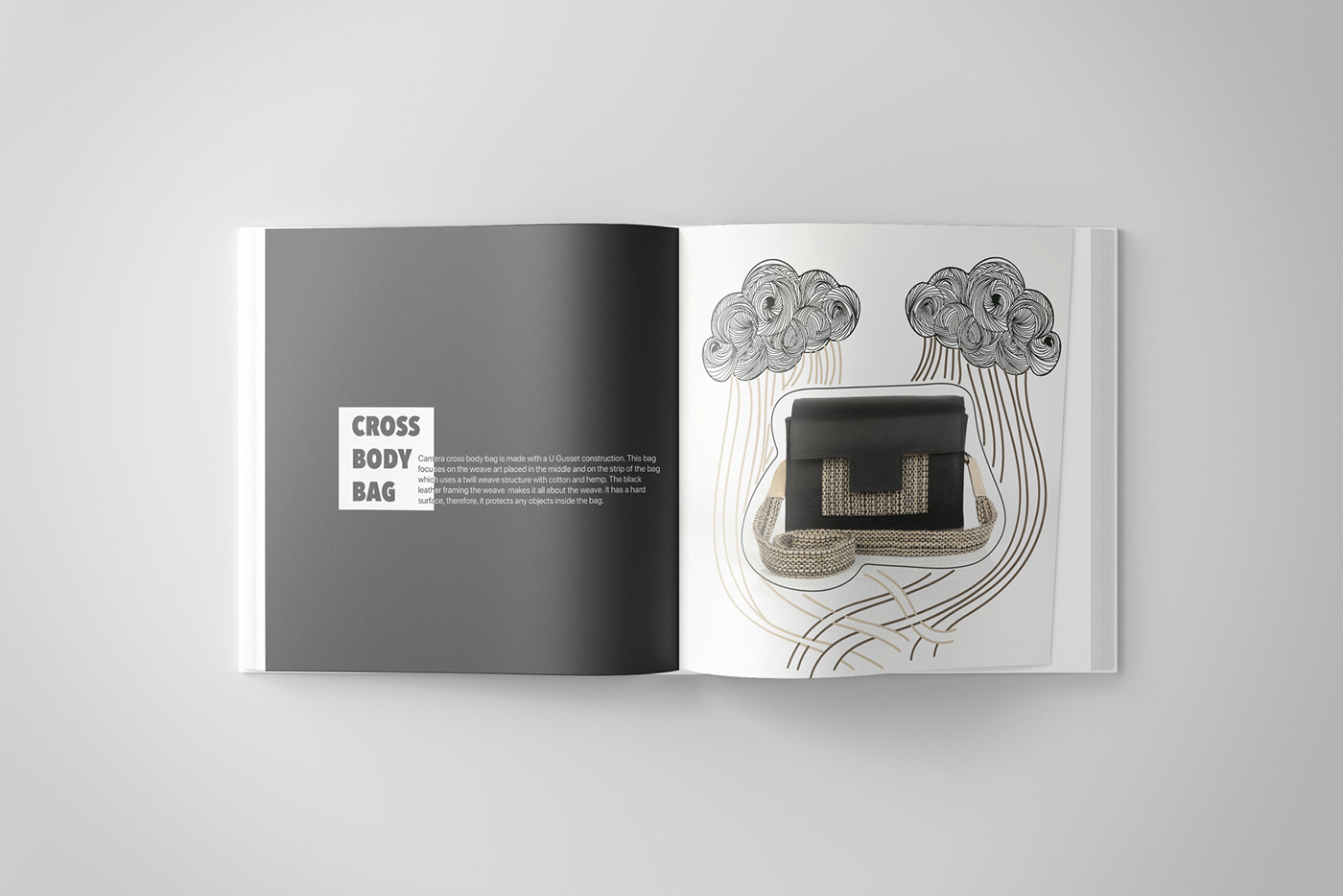handbags graphic design  look book