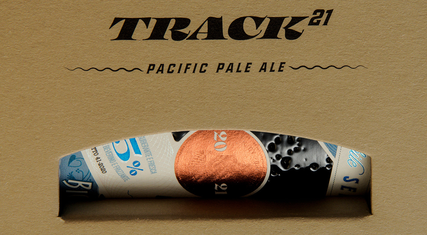 beer Birra brand design Label Packaging Photography  track type design