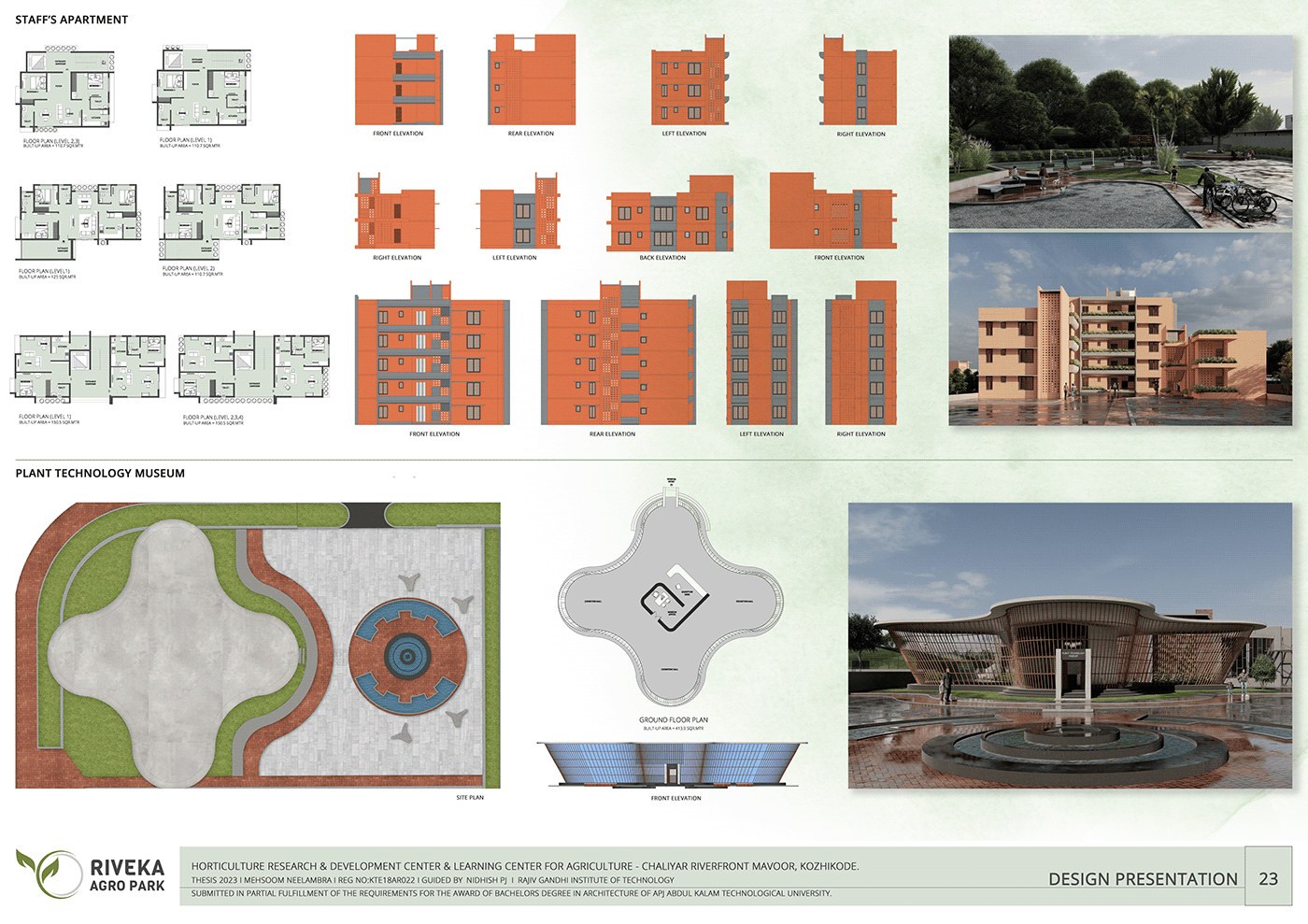 thesis architecture architectural design portfolio agropark architectureportfolio architecturethesis Conceptdesign keralaarchitecture riverfront development