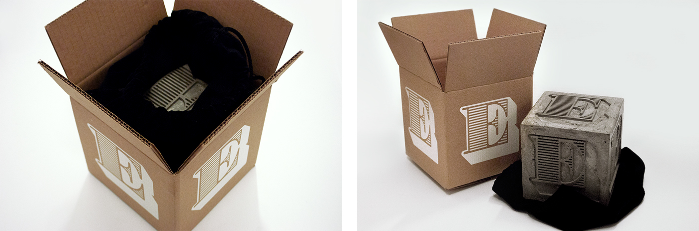 Packaging branding  Art Gallery  Exhibition Design  Web Design  cubes bespoke Fragile Ventures Ben Eine typography  