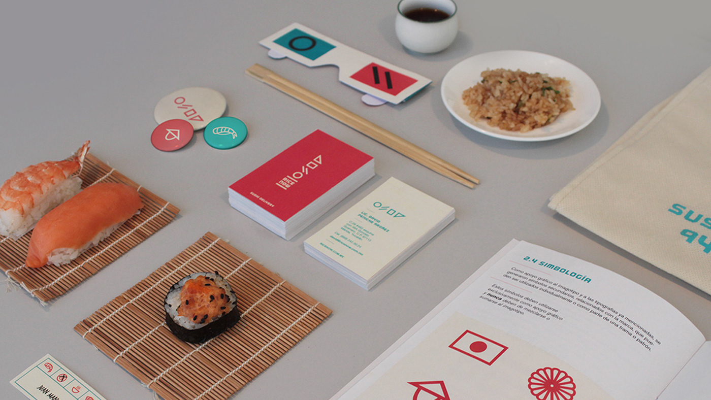 sushi delivery Sushi Food  restaurant maki delivery japanese Roll logo sushilove rice now Logotype Icon identity brand